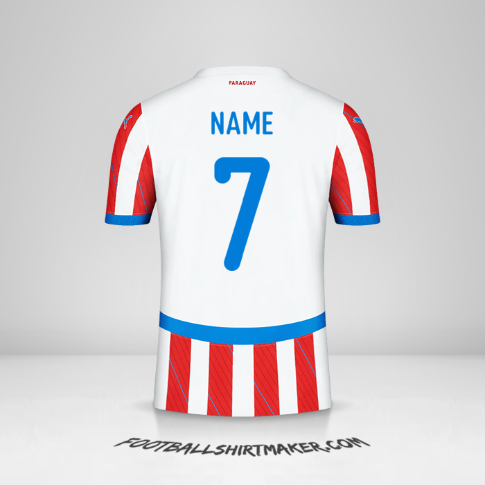 Trikot Paraguay 2024 -  name - 7