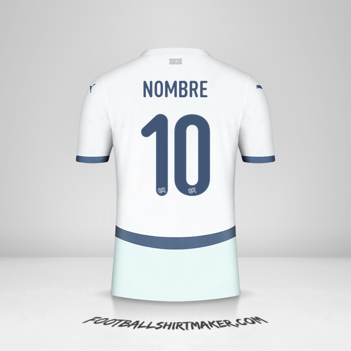Jersey Suiza 2024 Visita -  nombre - 10