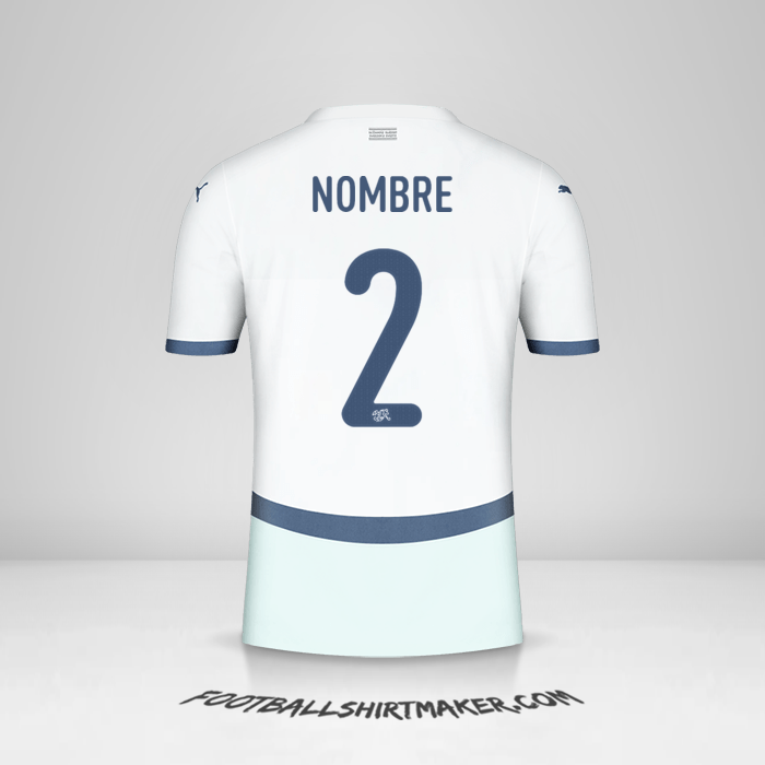 Jersey Suiza 2024 Visita -  nombre - 2