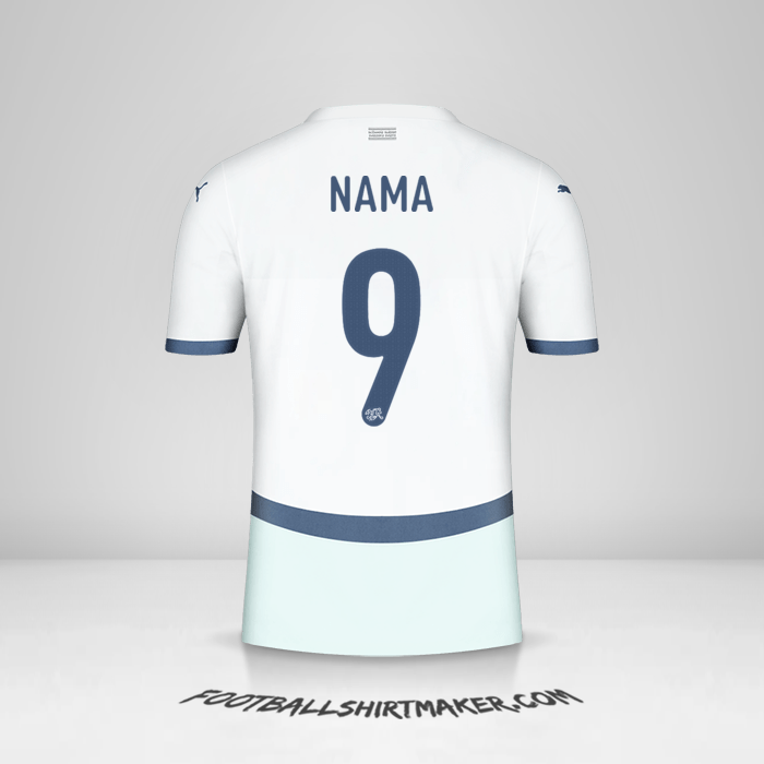Jersey Swiss 2024 Alternatif -  nama - 9