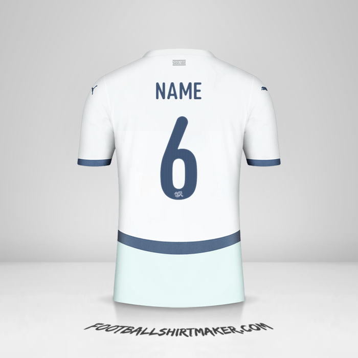 Trikot Schweiz 2024 Auswärts -  name - 6