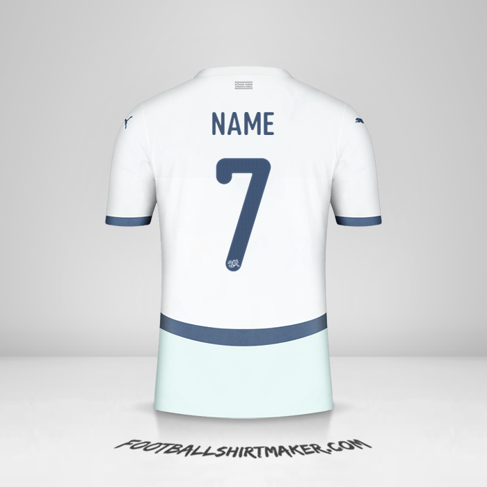 Trikot Schweiz 2024 Auswärts -  name - 7