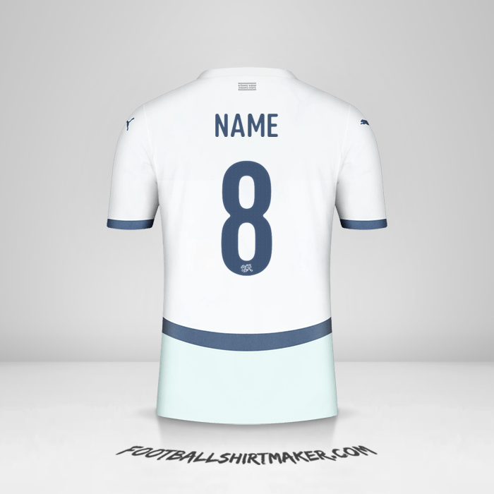 Trikot Schweiz 2024 Auswärts -  name - 8