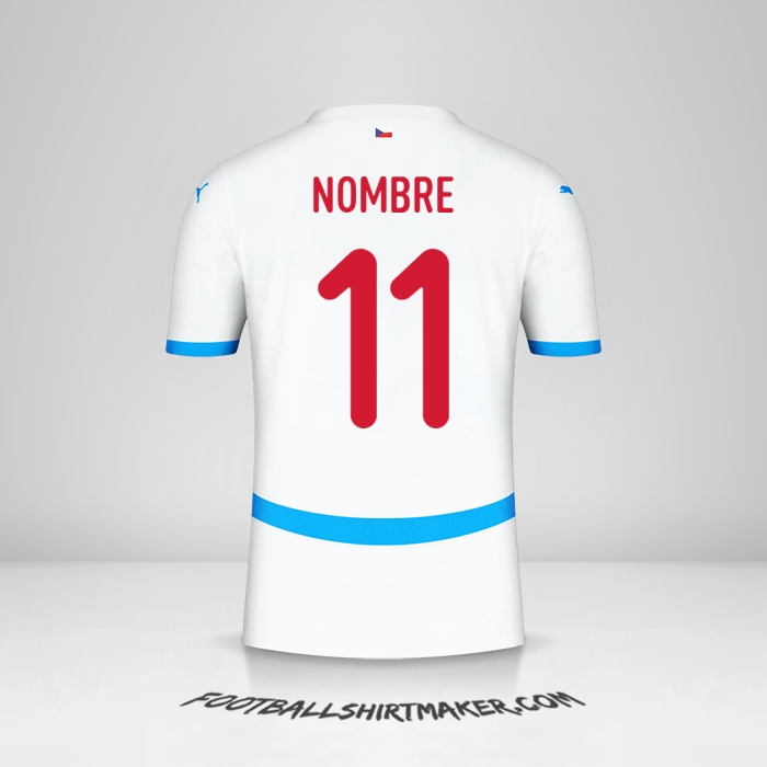 Jersey República Checa 2024 Visita -  nombre - 11