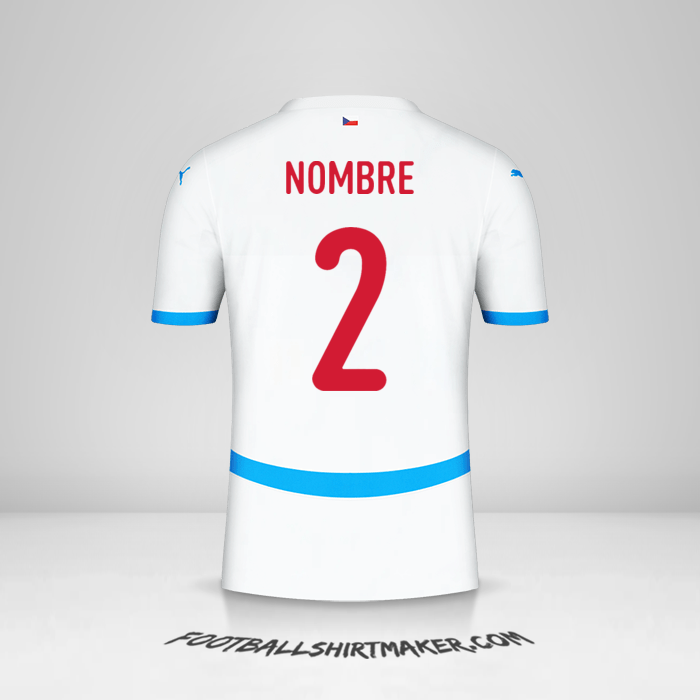 Camiseta República Checa 2024 Visita -  nombre - 2
