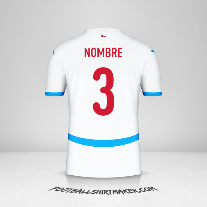 Jersey República Checa 2024 Visita -  nombre - 3