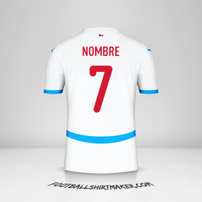 Camiseta República Checa 2024 Visita -  nombre - 7