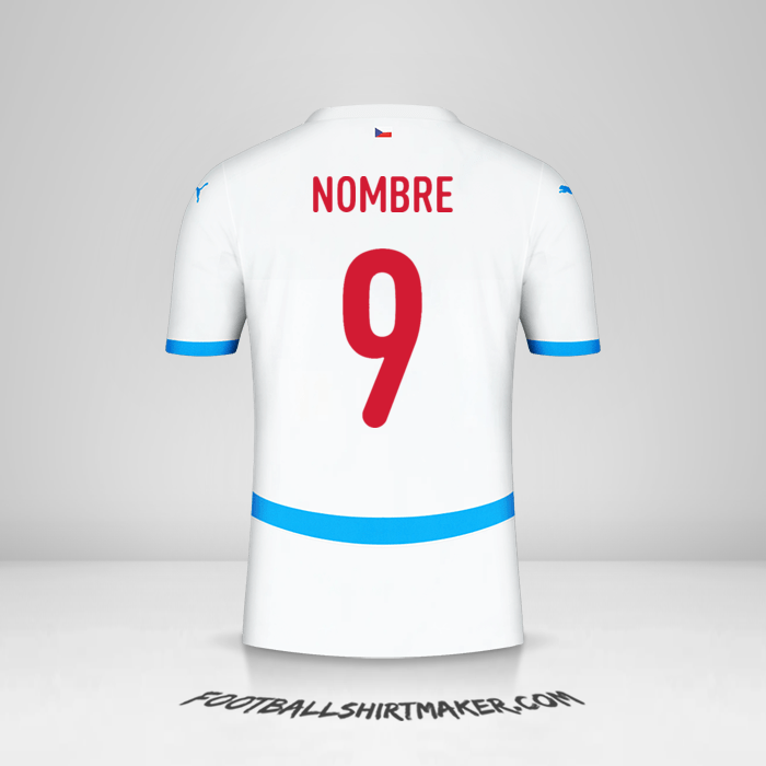 Jersey República Checa 2024 Visita -  nombre - 9