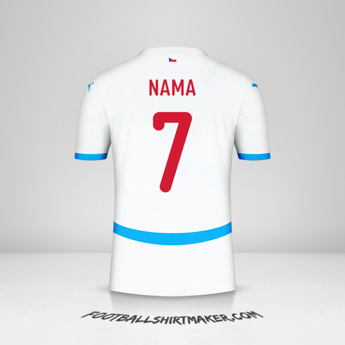 Jersey Republik Ceko 2024 Alternatif -  nama - 7