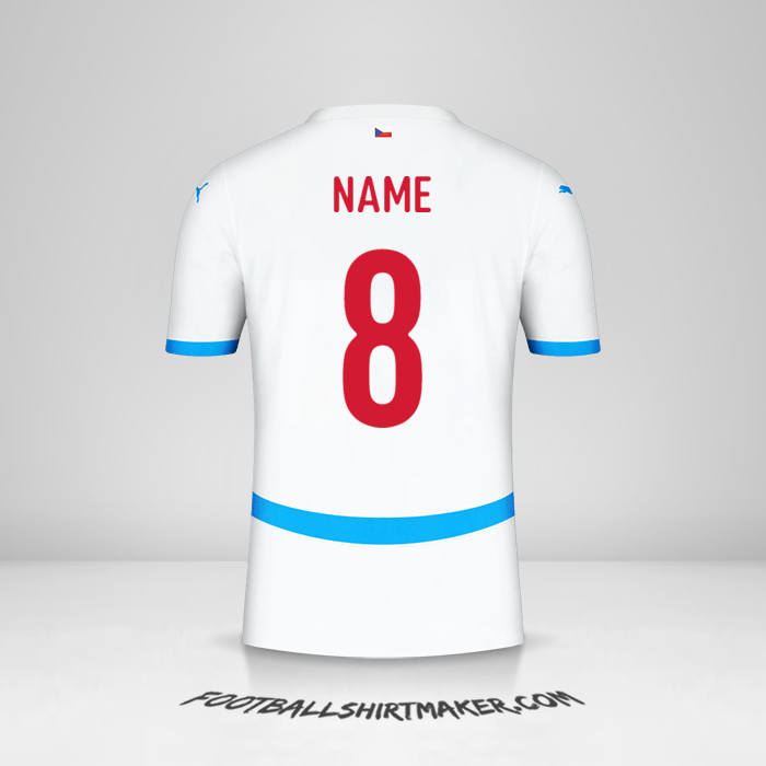 Trikot Tschechien 2024 Auswärts -  name - 8