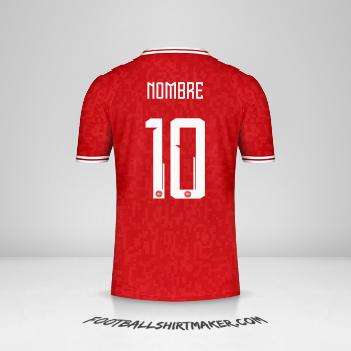 Jersey Dinamarca 2024 -  nombre - 10