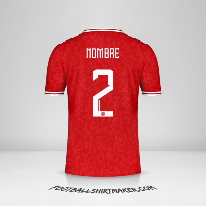 Jersey Dinamarca 2024 -  nombre - 2