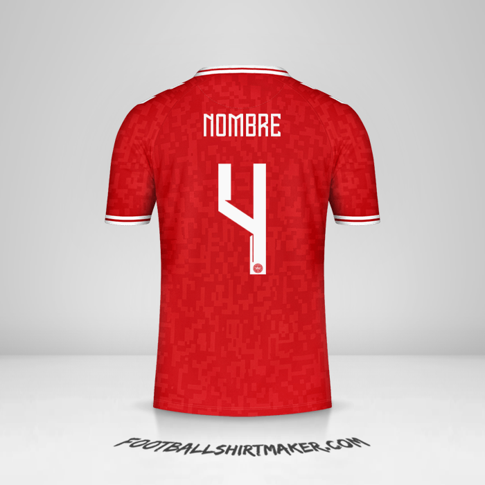 Jersey Dinamarca 2024 -  nombre - 4