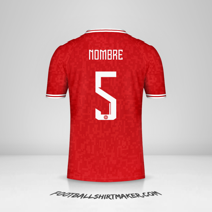 Jersey Dinamarca 2024 -  nombre - 5