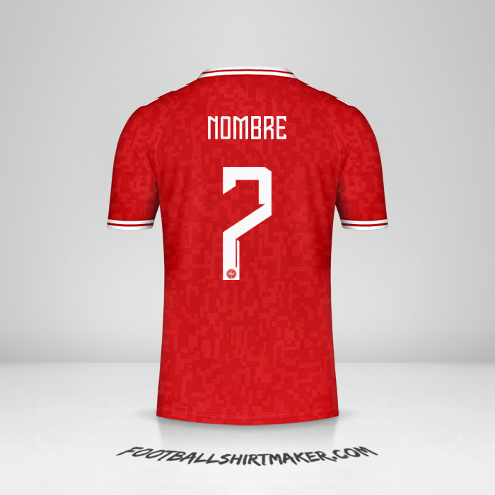 Jersey Dinamarca 2024 -  nombre - 7