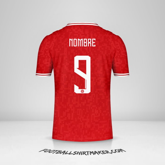 Jersey Dinamarca 2024 -  nombre - 9