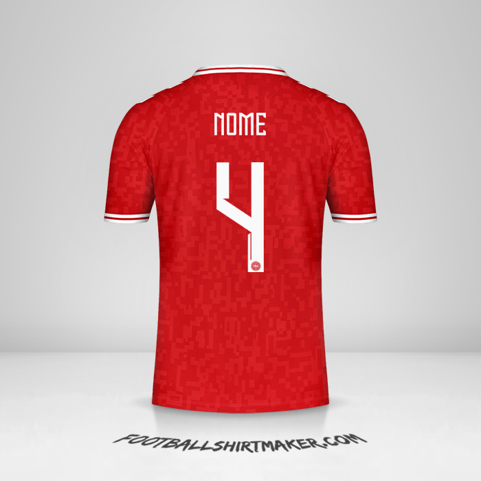 Camisola Dinamarca 2024 -  nome - 4