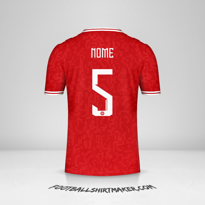 Camisa Dinamarca 2024 -  nome - 5