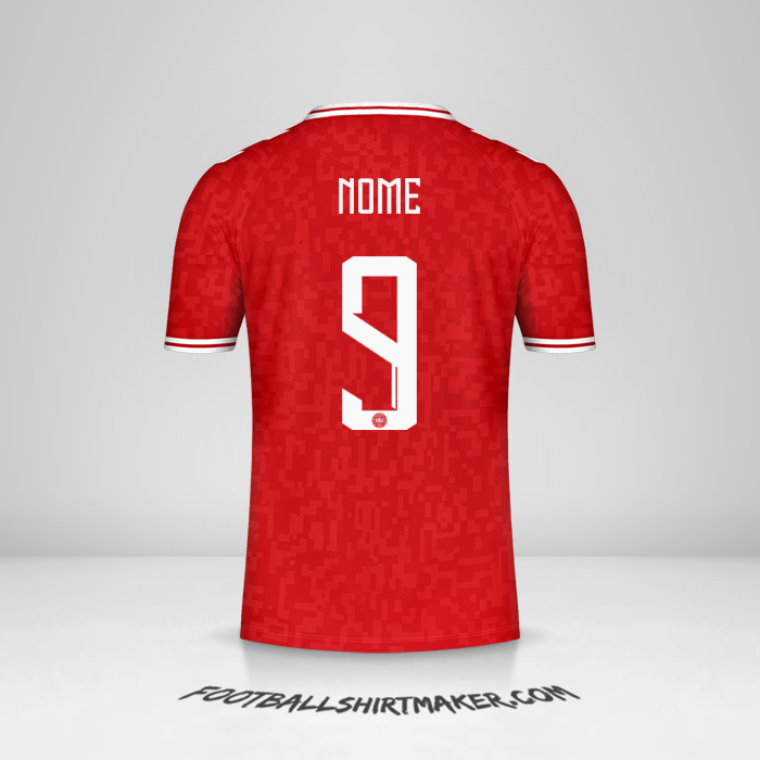 Maglia Danimarca 2024 -  nome - 9