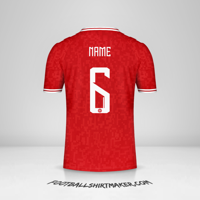 Shirt Denmark 2024 -  name - 6