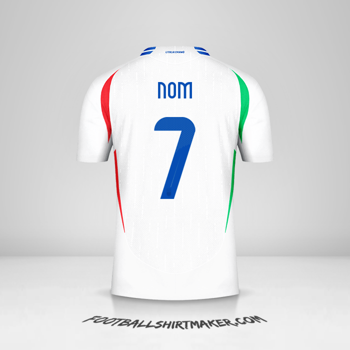 Maillot Italie 2024 Extérieur -  nom - 7