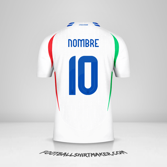 Jersey Italia 2024 Visita -  nombre - 10