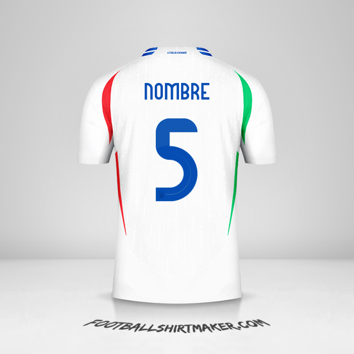 Jersey Italia 2024 Visita -  nombre - 5