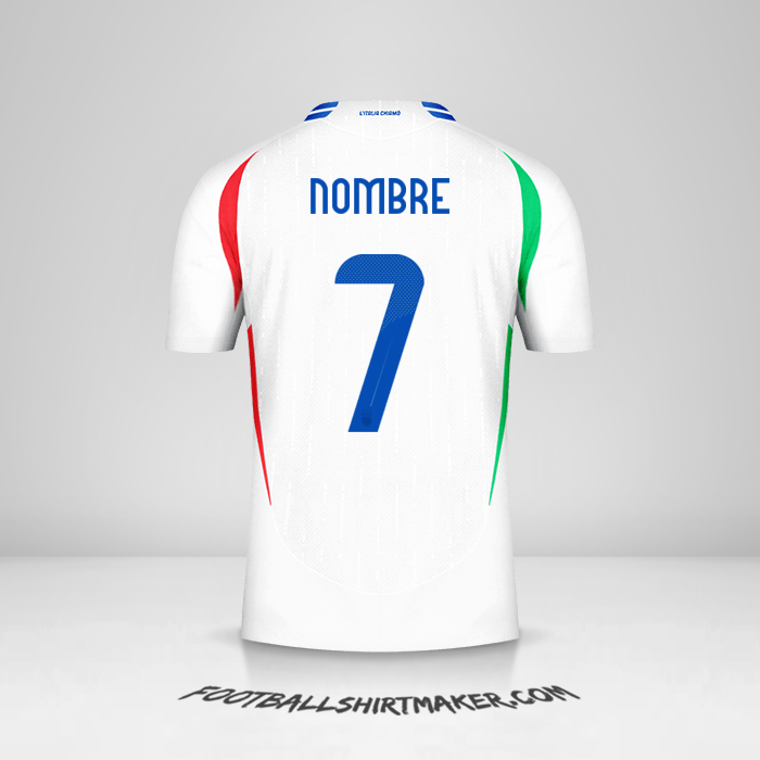 Jersey Italia 2024 Visita -  nombre - 7