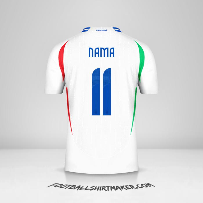 Jersey Italia 2024 Alternatif -  nama - 11