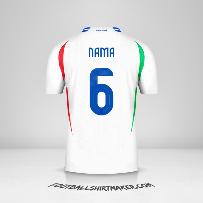 Jersey Italia 2024 Alternatif -  nama - 6
