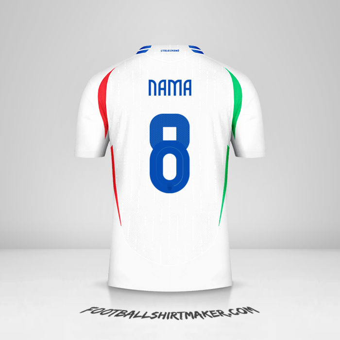 Jersey Italia 2024 Alternatif -  nama - 8