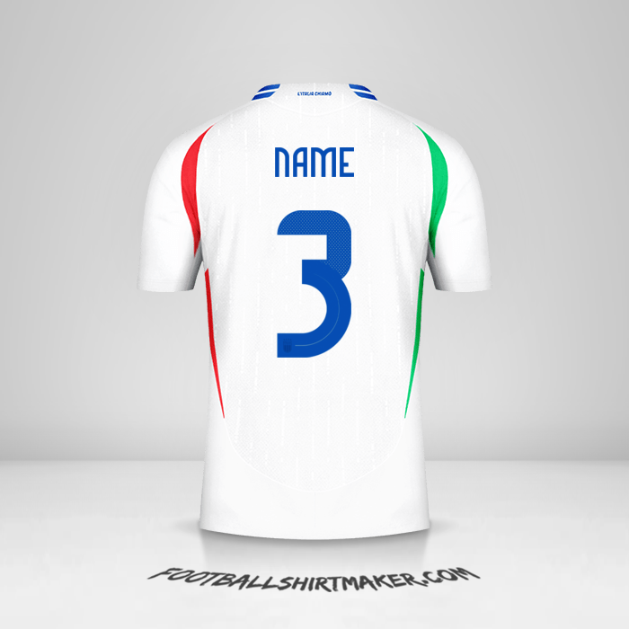 Jersey Italy 2024 Away -  name - 3