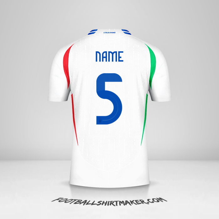 Trikot Italien 2024 Auswärts -  name - 5