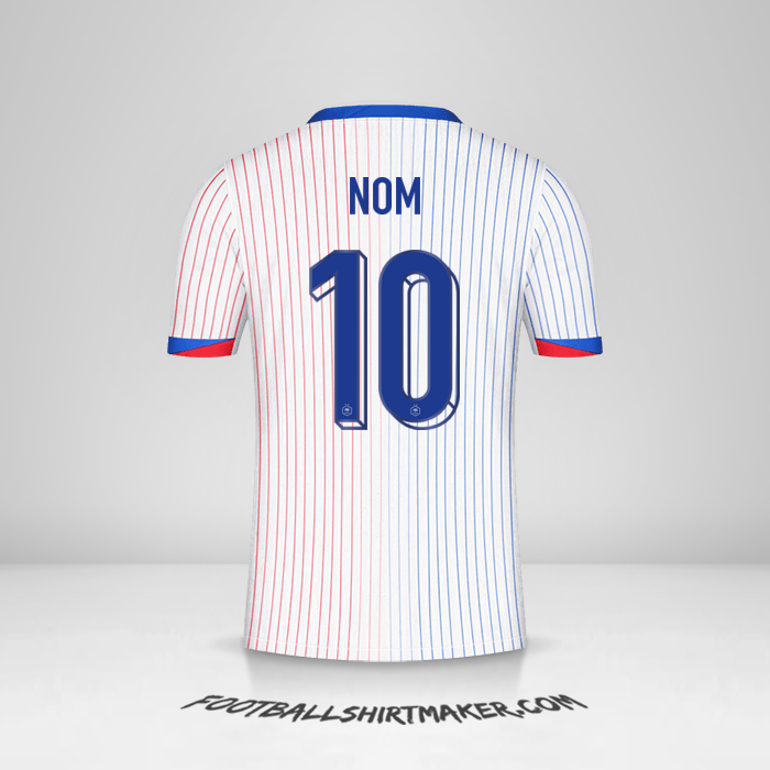 Maillot France 2024 Extérieur -  nom - 10