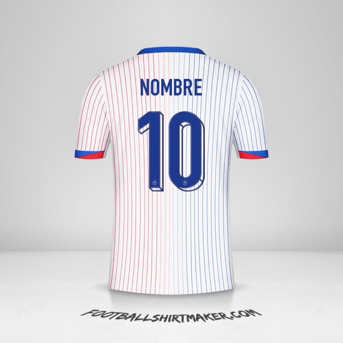 Jersey Francia 2024 Visita -  nombre - 10
