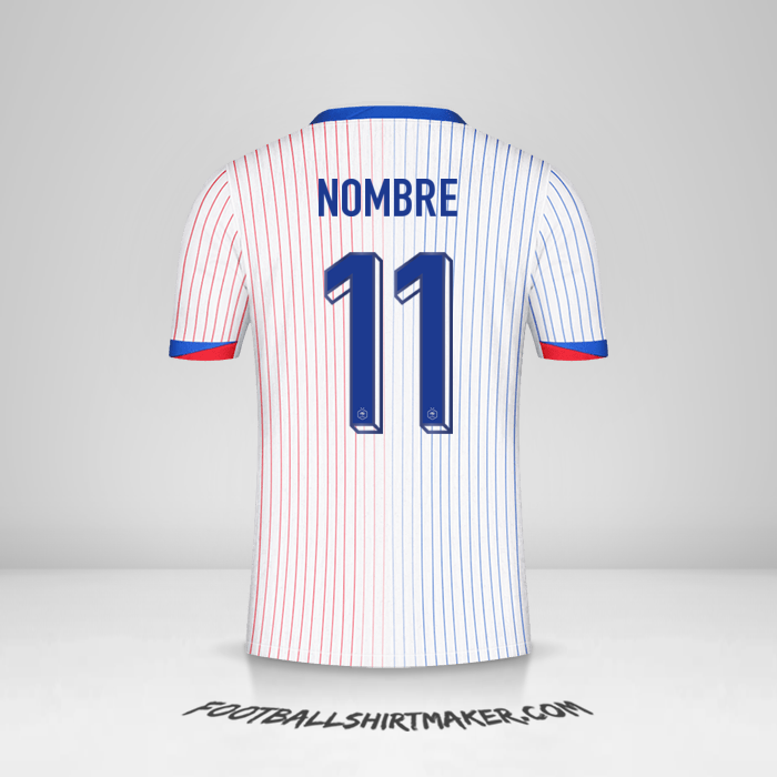 Jersey Francia 2024 Visita -  nombre - 11