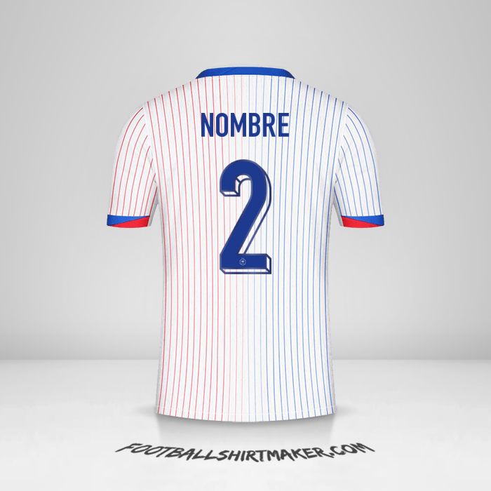 Jersey Francia 2024 Visita -  nombre - 2