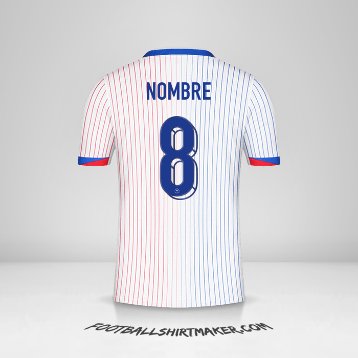 Jersey Francia 2024 Visita -  nombre - 8