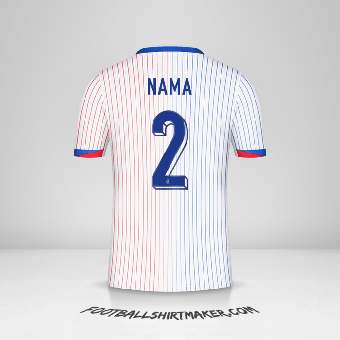 Jersey Prancis 2024 Alternatif -  nama - 2