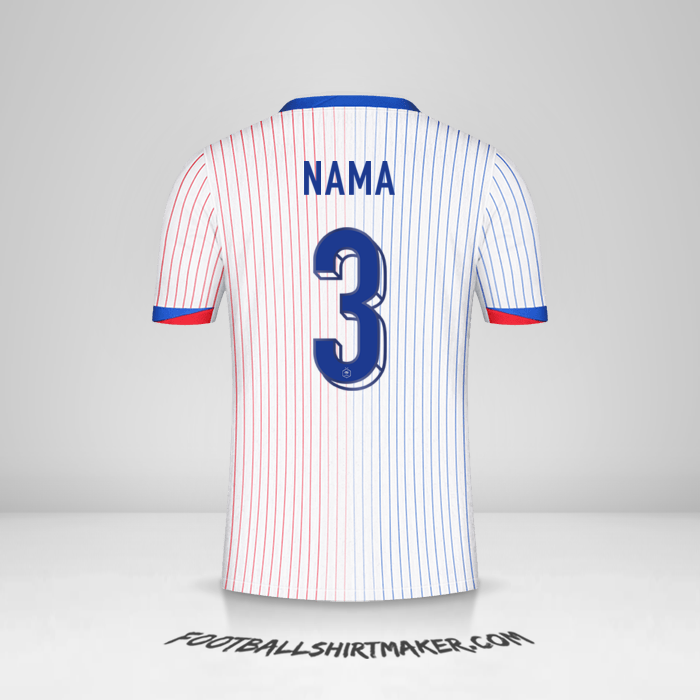 Jersey Prancis 2024 Alternatif -  nama - 3