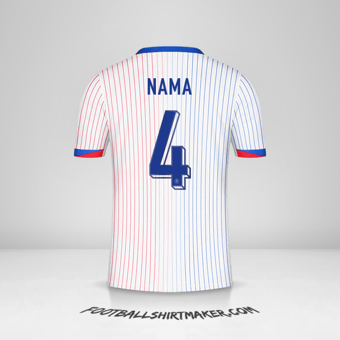 Jersey Prancis 2024 Alternatif -  nama - 4
