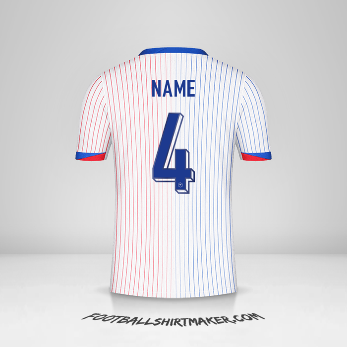 Trikot Frankreich 2024 Auswärts -  name - 4