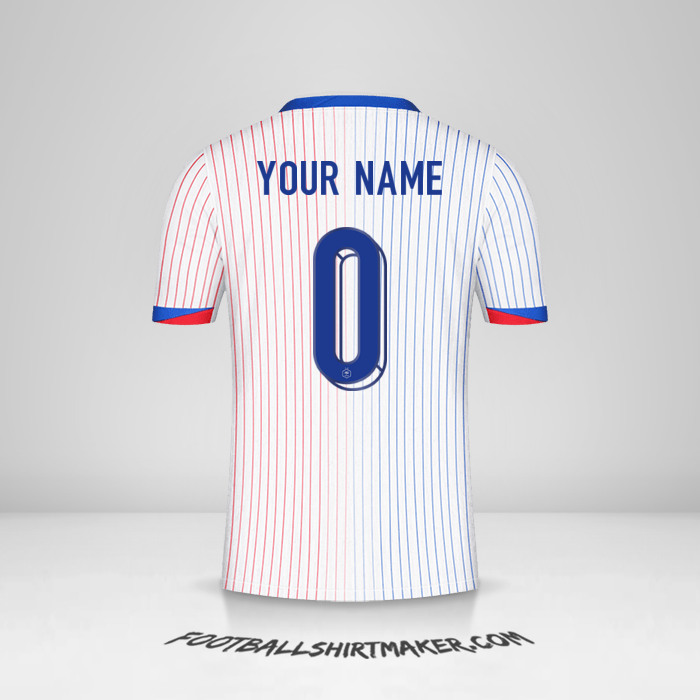 Shirt France 2024 II -  your name - 0