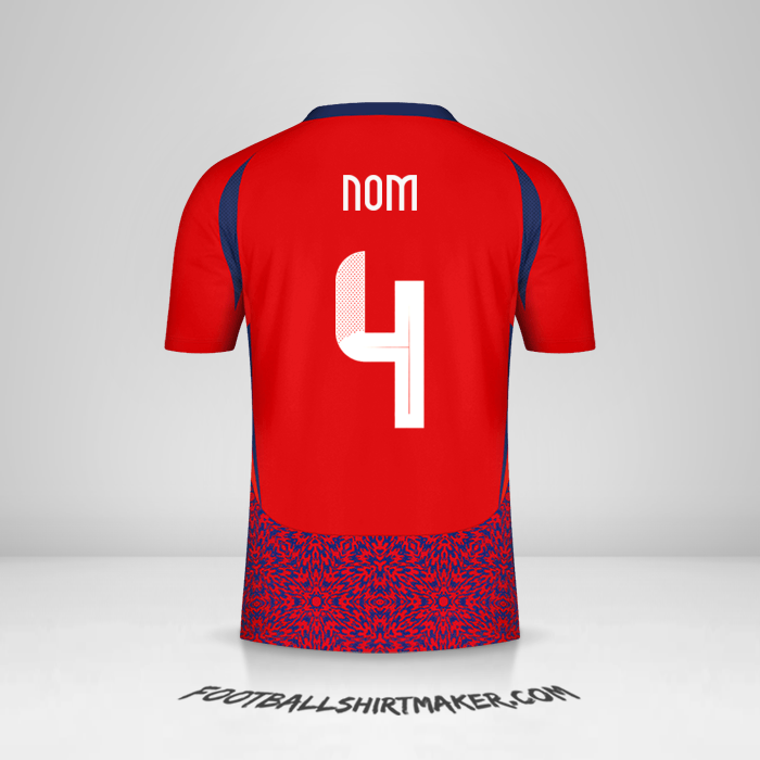 Maillot Costa Rica 2024 -  nom - 4