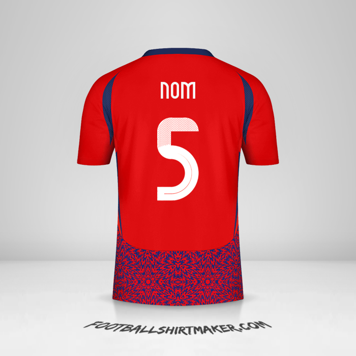 Maillot Costa Rica 2024 -  nom - 5