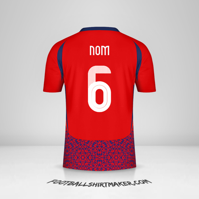 Maillot Costa Rica 2024 -  nom - 6
