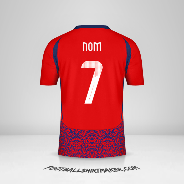 Maillot Costa Rica 2024 -  nom - 7