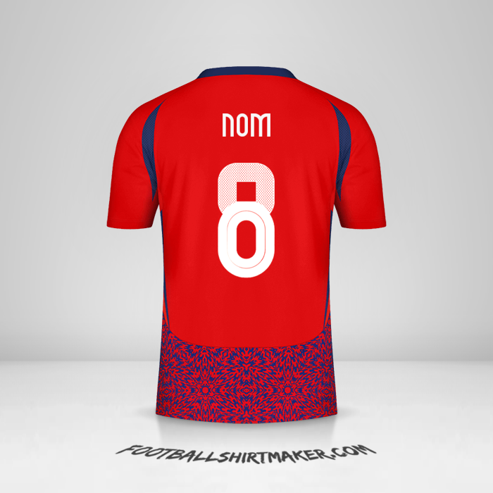 Maillot Costa Rica 2024 -  nom - 8