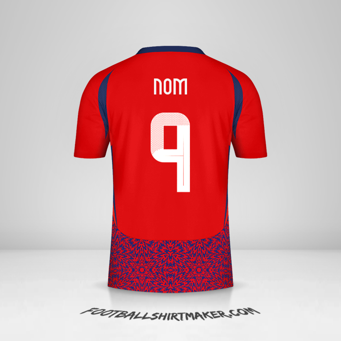 Maillot Costa Rica 2024 -  nom - 9