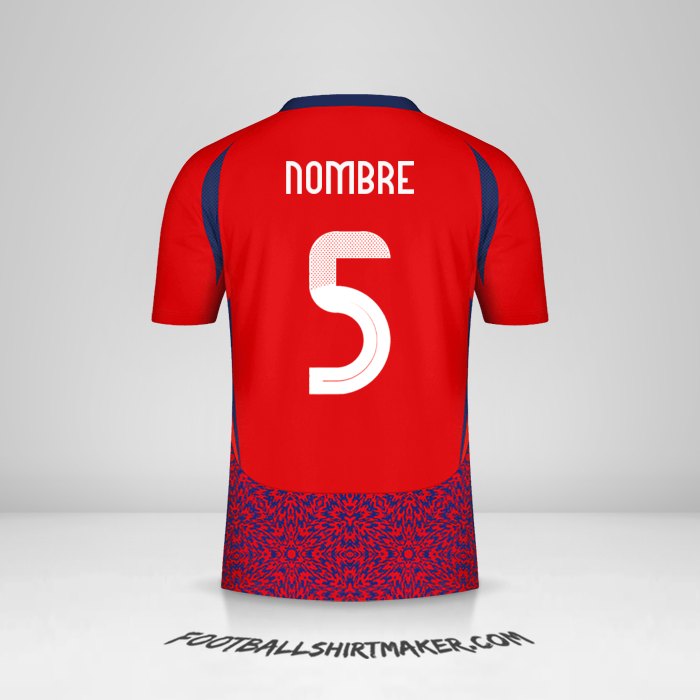 Jersey Costa Rica 2024 -  nombre - 5
